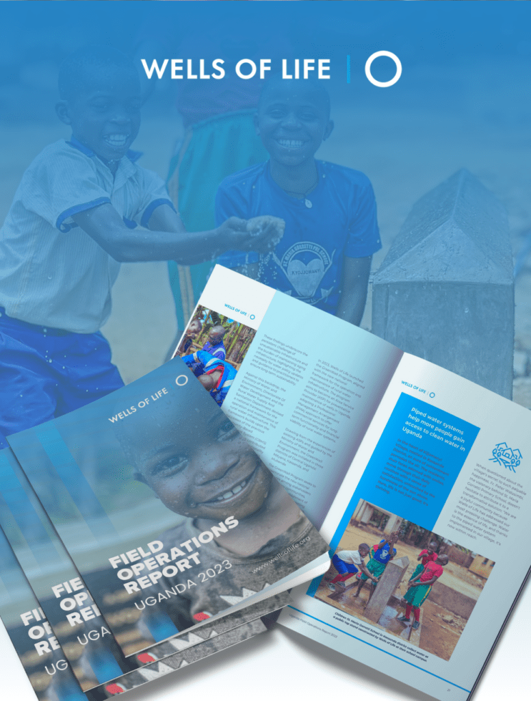 wells of life report design and printing